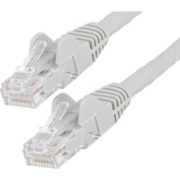 StarTech.com 2m CAT6 Ethernet Cable, LSZH (Low Smoke Zero Halogen), 10 GbE Snagless 100W PoE UTP RJ45 Grey CAT 6 Network Patch Cord, ETL - First End: