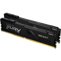 Kingston FURY Beast RAM Module - 64 GB (2 x 32GB) - DDR4-3600/PC4-28800 DDR4 SDRAM - 3600 MHz Dual-rank Memory - CL18 - 1.35 V - Non-ECC - Unbuffered