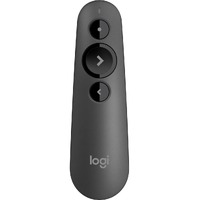 Logitech R500s Presentation Pointer - Bluetooth/Radio Frequency - USB - Laser - 3 Button(s) - Graphite - Wireless - 2.40 GHz