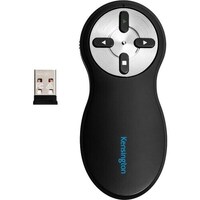 Kensington Presentation Pointer - Wi-Fi - USB - 4 Button(s) - Black, White - 1 Pack - TAA Compliant - Wireless - 2.40 GHz