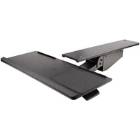 StarTech.com Under Desk Keyboard Tray, Height Adjustable Keyboard and Mouse Tray (10" x 26"), Ergonomic Computer Keyboard Tray w/Mouse Pad - 144.8 mm