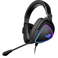 Asus ROG Delta S Wired Over-the-head Stereo Gaming Headset - Black - Binaural - Circumaural - 32 Ohm - 20 Hz to 40 kHz - 150 cm Cable - Noise - USB