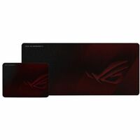 Asus ROG Scabbard II Medium Gaming Mouse Pad - 3 mm x 400 mm Dimension - Black - Rubber - Water Resistant, Oil Resistant, Dust Resistant, Anti-fray,