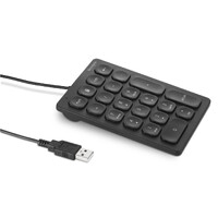 Kensington Keypad - Cable Connectivity - USB Type A Interface - Black - Scissors Keyswitch - ChromeOS - Keyboard, Notebook - PC, Mac