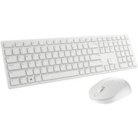 Dell Pro Wireless Keyboard and Mouse US English - KM5221W - White; Brown Packaging - USB Plunger Wireless RF 2.40 GHz Keyboard - Keyboard/Keypad - RF