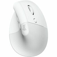 Logitech Lift Mouse - Bluetooth - USB - Optical - 6 Button(s) - Off White - Wireless - 10 m - 4000 dpi - Scroll Wheel - Small/Medium Hand/Palm Size -