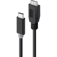 Alogic Pro 1 m Micro-USB/USB-C Data Transfer Cable for Computer, Docking Station, Printer, Chromebook - 1 - First End: 1 x USB 3.1 (Gen 1) Type B - 1