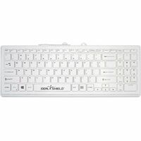 Seal Shield Cleanwipe Pro Keyboard - Cable Connectivity - USB 3.0 Interface - LED - English (US) - QWERTY Layout - White - Scissors Keyswitch - 99 -