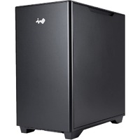 In Win IW-CS-A5BLK-1AM120S Computer Case - Micro ATX, Mini ITX, EATX, ATX Motherboard Supported - Mid-tower - Tempered Glass, Aluminium, Butadiene -