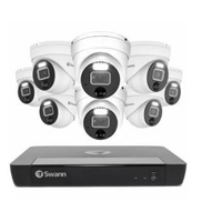 wann Enforcer 12 Megapixel 16 Channel Outdoor Night Vision Wired Video Surveillance System 4 TB HDD - Network Video Recorder, Camera 