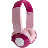 Our Pure Planet Wired/Wireless Over-the-head Stereo Headset - Pink - Binaural - Supra-aural - Bluetooth - 120 cm Cable - Condenser Microphone -