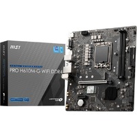 MSI H610M-G WIFI DDR4 Desktop Motherboard - Intel H610 Chipset - Socket LGA-1700 - Micro ATX - Pentium Gold, Celeron, Core Processor Supported - 64 -