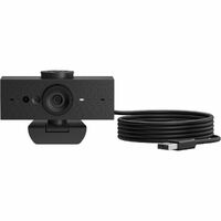 HP 625 Webcam - 4 Megapixel - 60 fps - Black - USB Type A - 1920 x 1080 Video - Auto-focus - 92&deg; Angle - Microphone - Windows 11