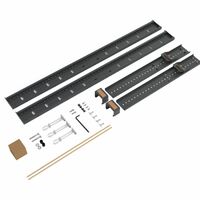 Heckler Design Mounting Rail Kit for Display, Wall Mount - Black Gray - 2 Display(s) Supported - 165.1 cm to 190.5 cm (75") Screen Support - 136.08