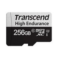 Transcend High Endurance 350V 256 GB Class 10/UHS-I (U3) microSDXC - 95 MB/s Read - 45 MB/s Write