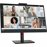 Lenovo ThinkVision T27hv-30 27" Class Webcam WQHD LED Monitor - 16:9 - Raven Black - 27" Viewable - In-plane Switching (IPS) Technology - WLED - 2560