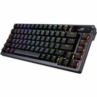 Asus ROG Azoth Gaming Keyboard - Wired/Wireless Connectivity - USB 2.0 Interface - RGB LED - Black - Mechanical Keyswitch - Bluetooth/RF - 5.1 - 2.40