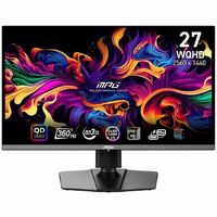 MSI MPG271QRX QD-OLED 27" Class WQHD Gaming OLED Monitor - 16:9 - Black - 26.5" Viewable - OLED - Quantum Dot OLED Backlight - 2560 x 1440 - 1.07 - -