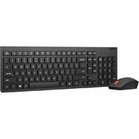 Lenovo Essential Keyboard & Mouse - English (US) - USB Type A Wireless RF 2.40 GHz Keyboard - Keyboard/Keypad Color: Black - USB Type A Wireless RF -