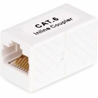 StarTech.com RJ45 Coupler 5-Pack, Inline Cat6 Coupler, Female to Female (F/F) T568 Connector, Unshielded Ethernet Cable Extensio