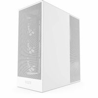 NZXT H7 Flow CM-H72FW-01 Computer Case - ATX Motherboard Supported - Mid-tower - Galvanized Cold Rolled Steel (SGCC), Tempered Glass - Matte White -