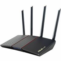 RT-AX3000P Dual Band WiFi 6 802.11ax Router supporting MU-MIMO and OFDMA technology with AiProtection Classic network security powered by Trend Micro