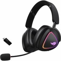 ROG DELTA II Tri-mode wireless gaming headset with ROG SpeedNova 50 mm titanium-plated diaphragm drivers and refined wireless sound signature 10 mm