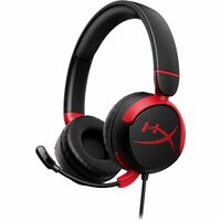 HyperX Cloud Mini Wired/Wireless Over-the-head, On-ear Stereo Gaming Headset - Black - Binaural - Supra-aural - 2000 cm - Blueto