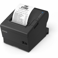 HP Hospitality Direct Thermal Printer - Monochrome - Portable - Receipt Print - USB - Serial - With Cutter - Black - 500 mm/s Mo