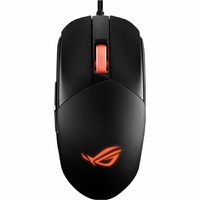 Asus ROG Strix Impact III Gaming Mouse - USB 2.0 Type A - Optical - 5 Programmable Button(s) - Black - 1 - Cable - 12000 dpi - S