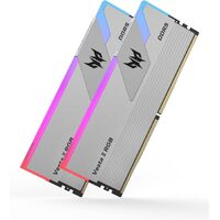 PREDATOR VESTAII 32GB 16GBx2 Silver RGB DDR5 Memory 6400Mhz 1R*8 CL32