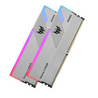 PREDATOR VESTAII 32GB 16GBx2 Silver RGB DDR5 Memory 7200Mhz 1R*8 CL32