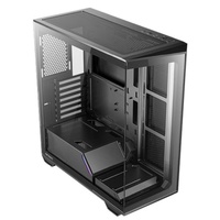 Antec C3 Seamless ATX, mATX, ITX, USB 3.0, Type-C 3.2, 4mm Tempered Glass Gaming Case - SI. no Fans. Black