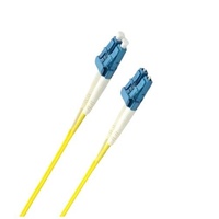 8ware Fibre UPC LC-LC Single Mode OS2 Dual-core Optic Duplex Armored Low smoke zero halogen (LSZH) cable Yellow 10M