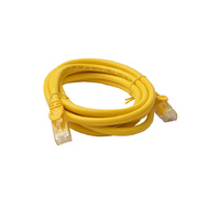 8Ware CAT6A Cable 2m - Yellow Color RJ45 Ethernet Network LAN UTP Patch Cord Snagless