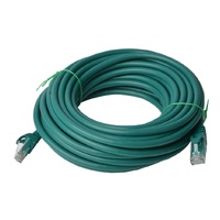 8Ware CAT6A 40m Green RJ45 LAN Cable Snagless