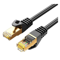 8Ware CAT7 Cable 2m - Black Color RJ45 Ethernet Network LAN UTP Patch Cord Snagless