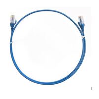 8ware CAT6 Thin Cable 1.5m / 150cm - Blue Color Premium RJ45 Ethernet Network LAN UTP Patch Cord 26AWG