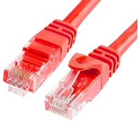 Astrotek CAT6 Cable 25cm/0.25m - Red Color Premium RJ45 Ethernet Network LAN UTP Patch Cord 26AWG  CU Jacket