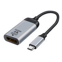 Astrotek USB-C to HDMI Male to Female 15cm Adapter Converter 4K@60Hz for Windows Android Mac OS MacBook Pro/Air Chromebook Samsu