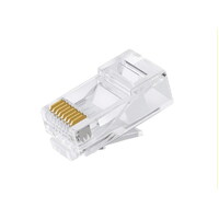 Astrotek CAT6 UTP -RJ45 Connector 8P8C Network Plug 3 Prong Blade 3U'  Gold plating (50pcs/bag)