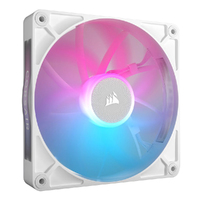 RX140 RGB White, Single Fan PWM. AirGuide Magnetic Bearing. High Airflow and Efficient. Case White Fan