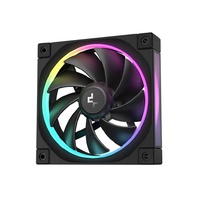 DeepCool FL12 120mm Unique ARGB Fans, Low Noise, 4-pin PWM, Fluid Dynamic Bearing, Addressable RGB LED