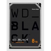 Western Digital WD Black 8TB 3.5' HDD SATA 6gb/s 7200RPM 256MB Cache CMR Tech for Hi-Res Video Games 5yrs Wty ~WD8002FZBX