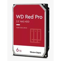 Western Digital WD Red Pro 6TB 3.5' NAS HDD SATA3 7200RPM 256MB Cache 24x7 300TBW ~24-bays NASware 3.0 CMR Tech