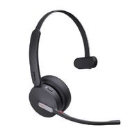 Yealink BH70 Bluetooth Wireless Mono Headset, Black, UC-USB-C | Top noise cancellation capability in the industry