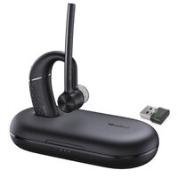 Yealink BH71 Bluetooth Wireless Mono Headset, Carrying Case w/ Built-In Battery (+20hrs), USB-C to USB-A Cable, 10H Talk Time, 3