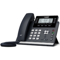 Yealink T43U 12 Line IP phone, 3.7' 360x160 pixel Graphical LCD with backlight, Dual USB Ports, POE Support, Wall Mountable, ( T