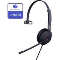 Yealink UH37 Teams Certified USB Wired Headset, Mono, USB-C