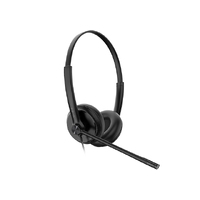 Yealink UH34-D-UC  Wideband Noise Cancelling Headset, USB, Leather Ear Piece, Dual